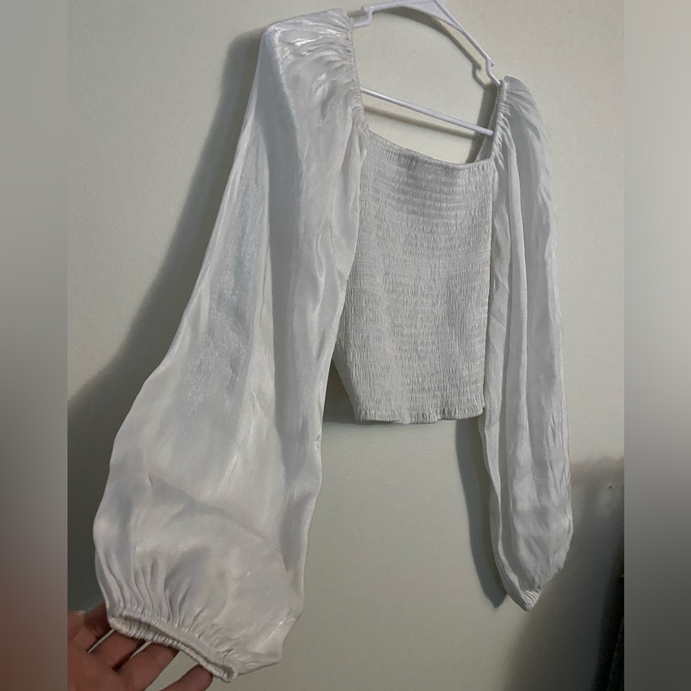 Elegant White Women's Top